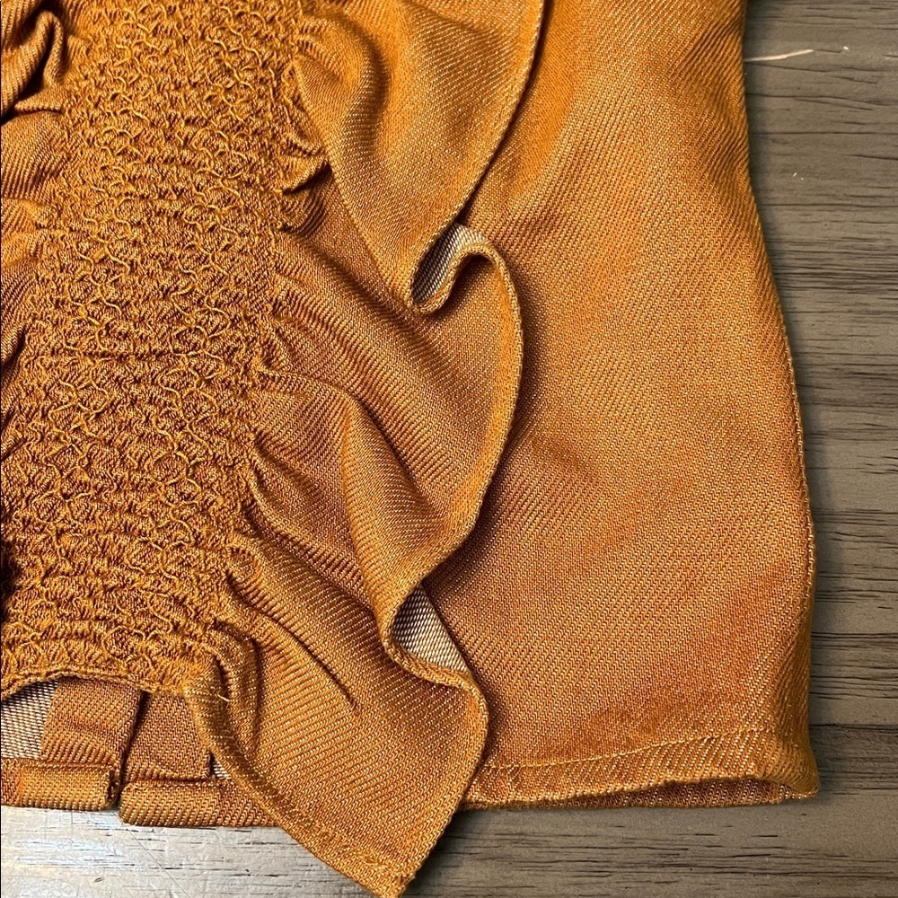WOLF & RITA KIDS 4 YOUTH BUTTON FRONT RUFFLE BACK TOP - Picture 4 of 10